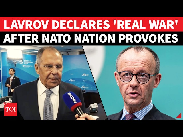 'Germany Declares War On Russia': Sergei Lavrov's Explosive Attack On Merz Over Leipzig Drone Row