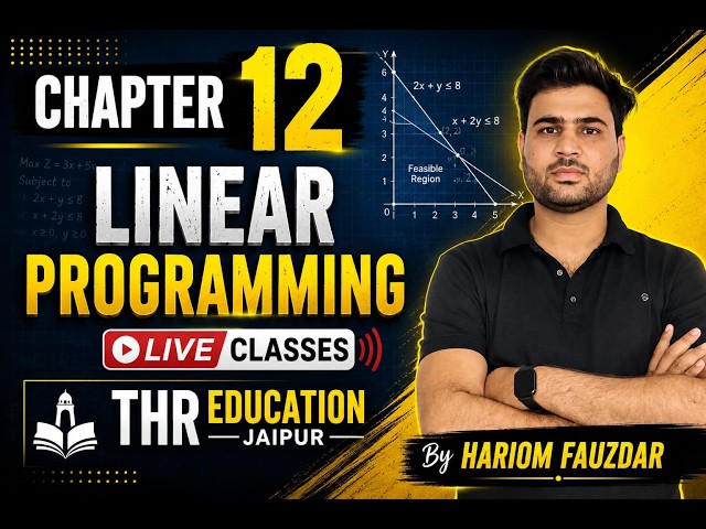 #Maths Class 12 / Linear Programming Chapter 12.1 [Questions 1, 2, 3] NCERT MATHS