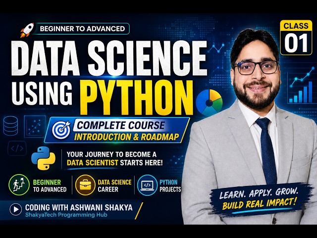 Data Science Using Python | Class 2 | Python Basics  | Beginner to Advanced