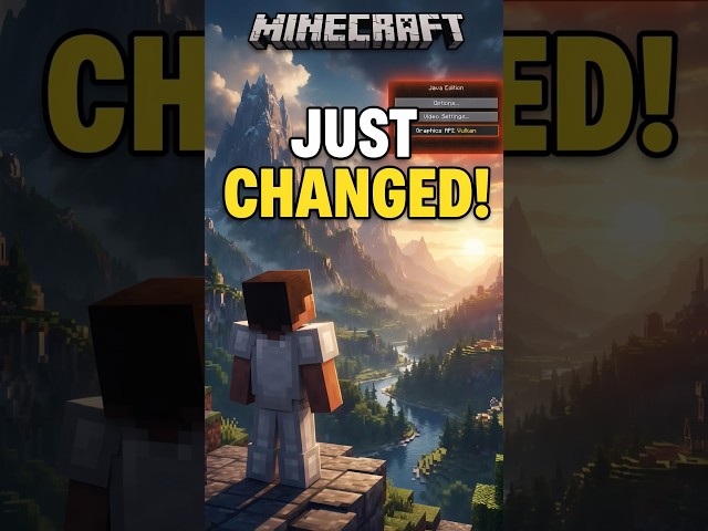 Minecraft Just Changed How Java edition runs #mimecraft #shorts #gaming
