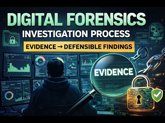 The Digital Forensics Investigation Process Explained | From Evidence to Defensible Findings