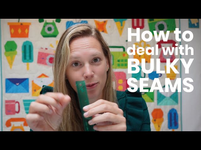 Bulky seams when doing foundation paper piecing [my TOP tips]