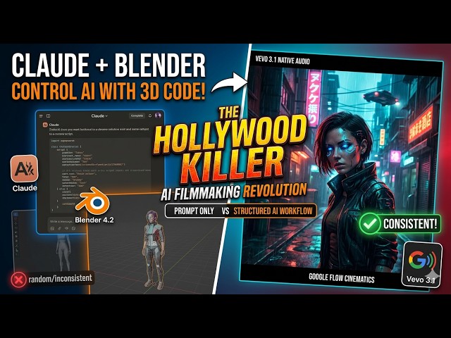 AI Filmmaking is Dead  Do This Instead  Claude + Blender + Flow
