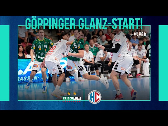 Highlights: FRISCH AUF! Göppingen - HC Erlangen (Saison 2026/27) OPEL HBL | Dyn Handball