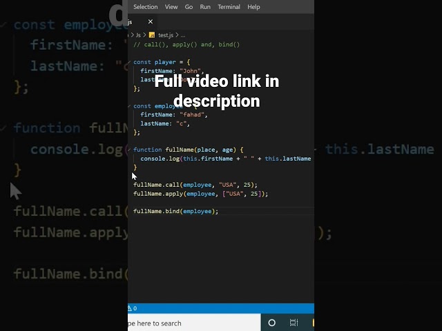 call apply and bind in javascript #shorts #malayalam #programming #javascript #interviewquestions