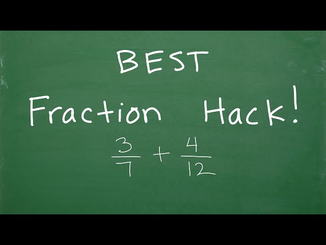 Best FRACTION Hack EVER!