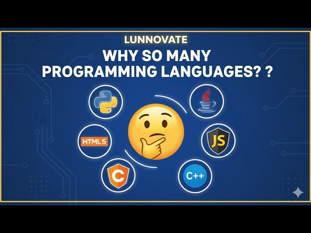 👉 Why So Many Programming Languages? (Explained Simply) | Lunnovate Bootcamp