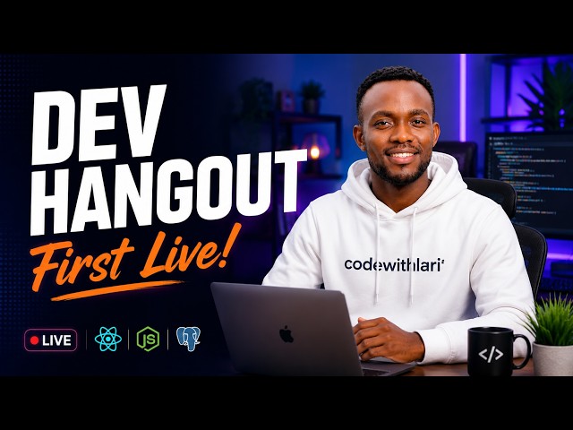 Launching My First YouTube Live: Developer Hangout!