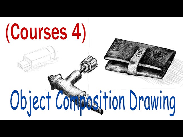 (Courses 4) Object Composition Drawing Contour Line