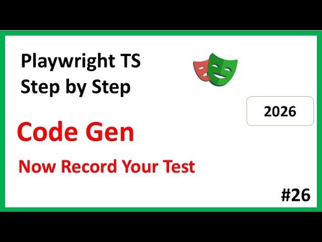 CodeGen in Playwright to Record Test case | Absolute beginners