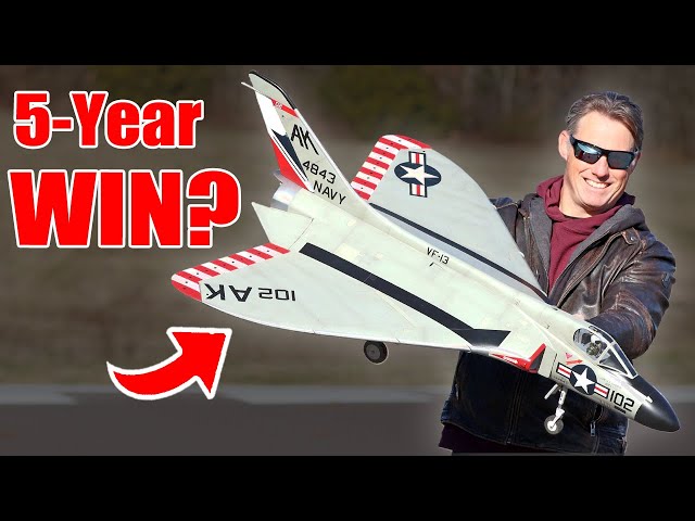 5 Years in the Making: Scratch Built F4D Skyray RC Jet Flight TRIUMPH!