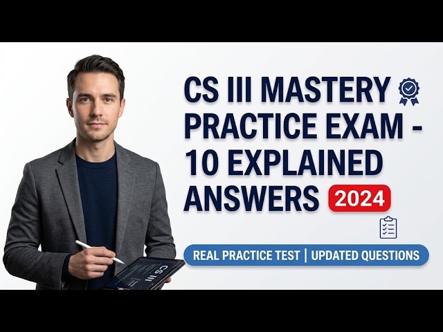 Computer Science CS III Mastery Practice Exam: 10 Advanced Questions with Detailed Answers