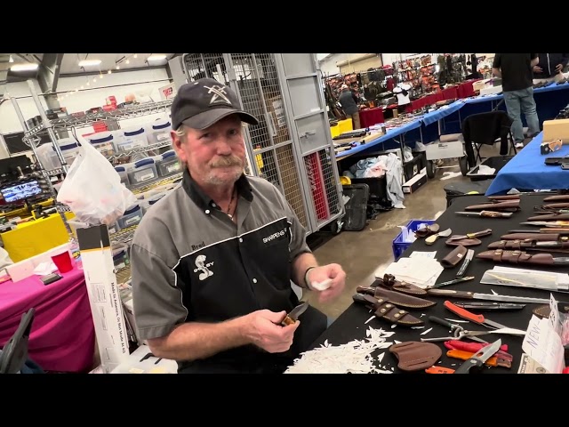 How to sharpen a Damascus steel knife using a Sharpens Best knife sharpener ￼