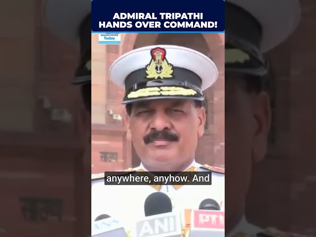 Outgoing Navy Chief Admiral DK Tripathi Hands Over Baton To Admiral Krishna Swaminathan; Cites Wins