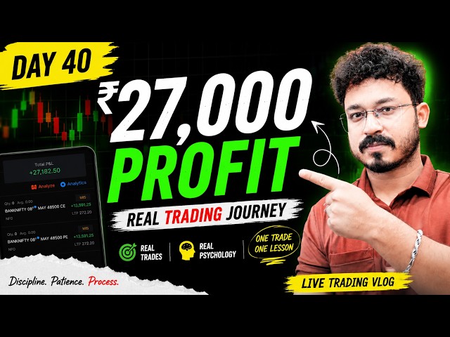 Intraday Trading Vlog | Profit & Learnings | Day 40