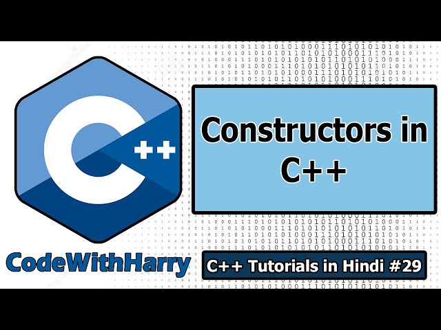 Constructors In C++ | C++ Tutorials for Beginners #29