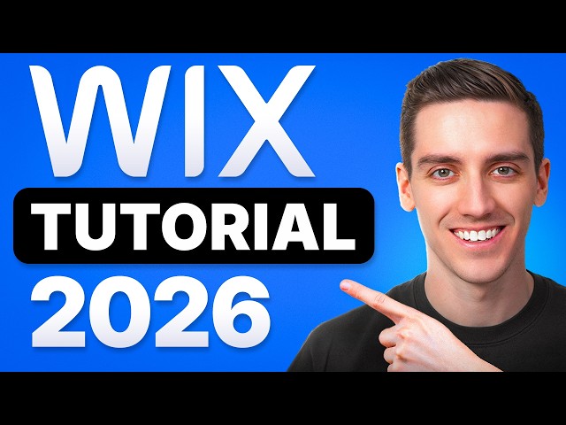 Wix Website Tutorial (2026) - Step by Step for Beginners