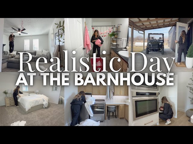 WORKING ON THE BARNHOUSE GET IT ALL DONE | PREPPING FOR SPRING AT THE BARNHOUSE | REALISTIC DITL