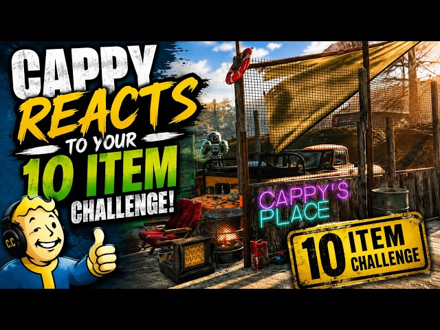 Cappy reacts to your 10 item challenge build 🏗️