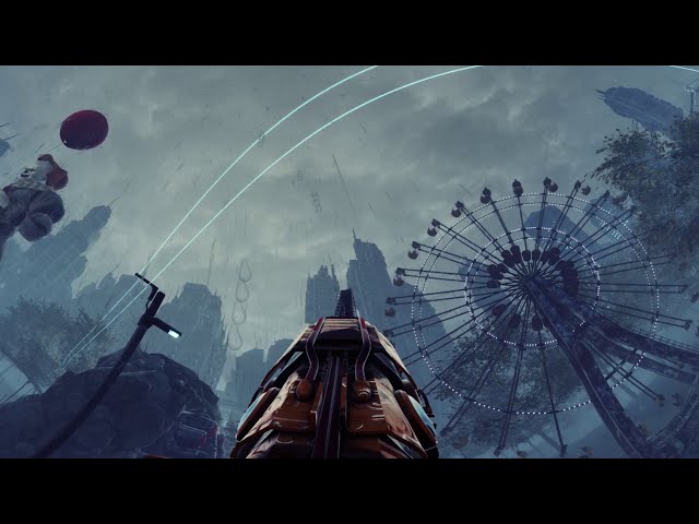 CyberPunk 2077 Roller coaster VR 360 VIdeo