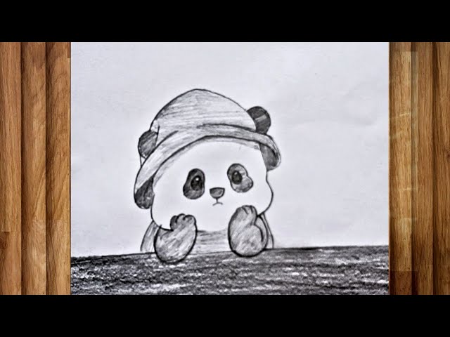 How to Draw a Cute Panda  | Easy Panda Drawing Step by Step | Pencil Sketch Tutorial for Beginners