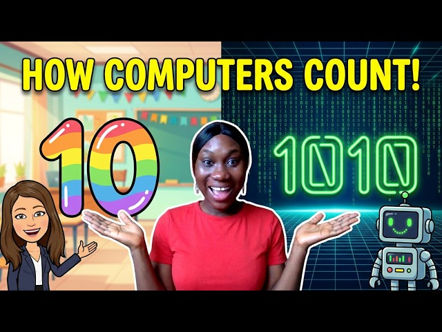 💻 Binary Numbers for Kids: How Computers Count! 0️⃣1️⃣
