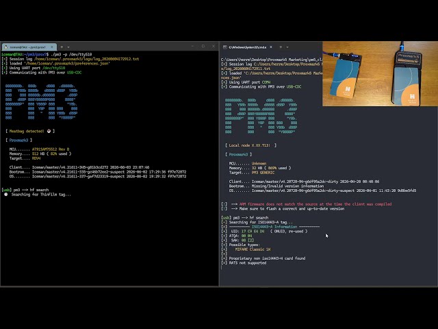 Proxmark3 vs Proxmark5 Side by Side