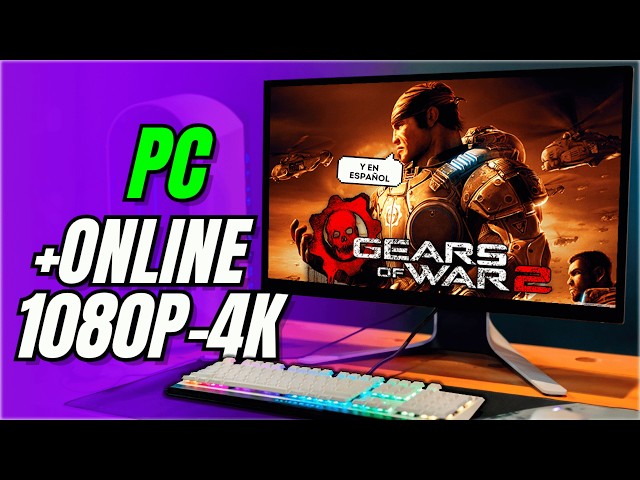 Gears of War 2 en PC🥒Como Jugar y configurar en Español🥒Sin Emulador Gears of War 2 Hollow