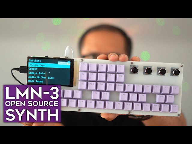 Building and playing the LMN-3 DIY open source synthesiser
