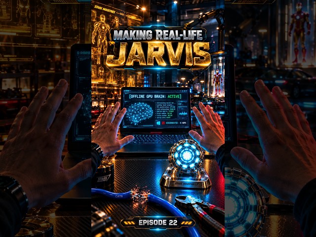I Cut The Internet Wire on Real-Life JARVIS! (EP 22) 🔌⚡ #shorts #ai #jarvis #ironman