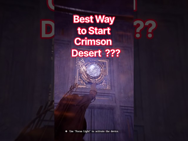 What is the Best Way to Start Crimson Desert? Free Roam Explore or Follow the Game Guide Tutorial?