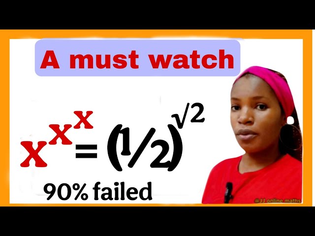 A Harvard University interview exponential math question|solve for x