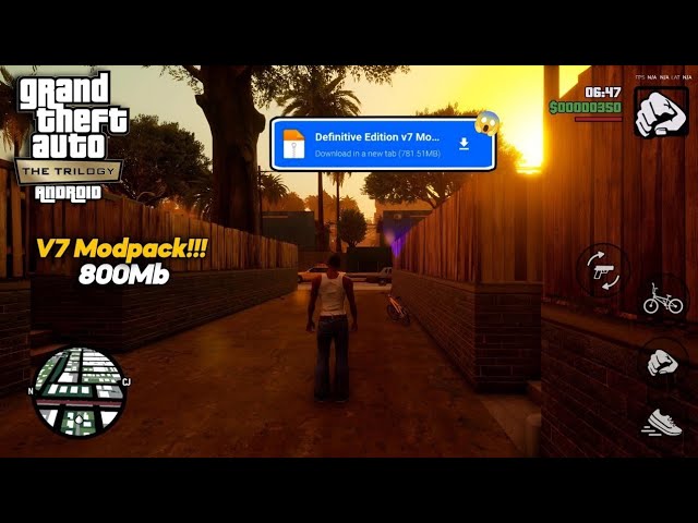 GTA SA Definitive Edition V7 🔥 New Best Graphics Modpack | All Devices Supported