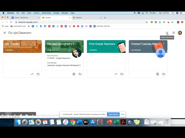 Google Classroom Code