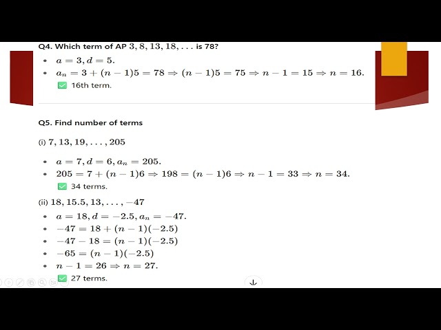 "Class 10 Maths NCERT | Arithmetic Progression Exercise 5.2 Solutions | Easy Explanation"