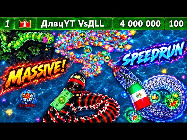 INSANE Speedrun +4M Score #63 Little Big Snake