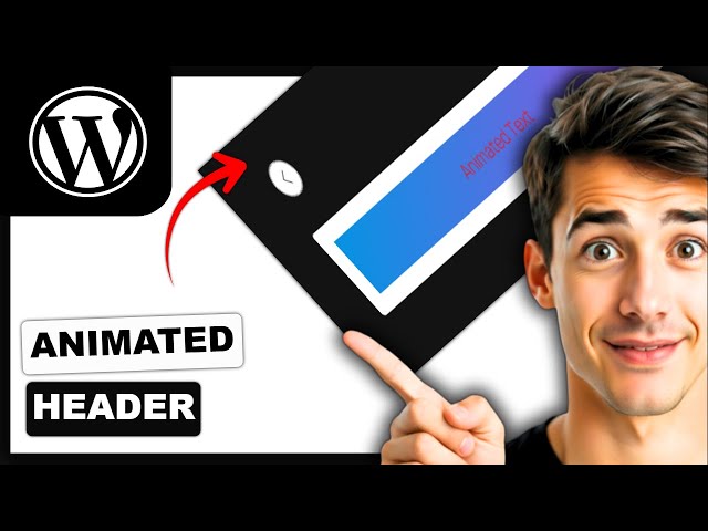 How to add animated header text in Wordpress (Easiest Way)(2026 Guide)
