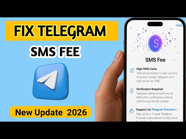 (2 Methods) : How to Fix Telegram SMS Fee Login Problem 2026 Solution/ Telegram SMS Fee issue fixed