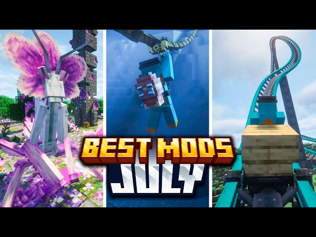 17 BEST Minecraft Mods Released This July! (1.21.1+ / 1.20.1)