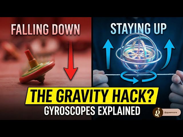 How Does A Gyroscope "Defy" Gravity? (The Secret of Spin)