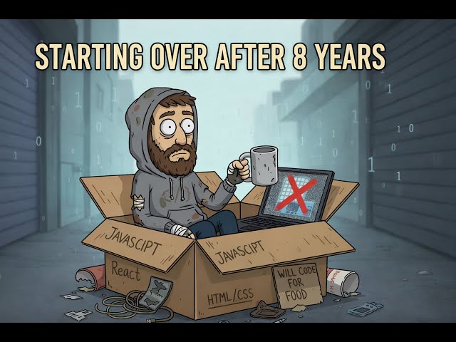 Starting over after 8 years