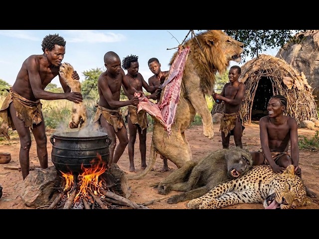 The Hadzabe Tribe in Africa: Primitive Hunting and Facing African Leopards in the Wild