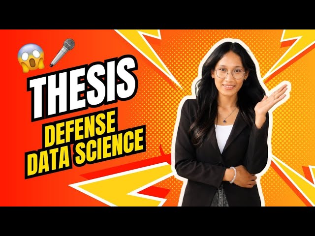 Data Science Thesis Defense | AMS | Full Presentation 🎓