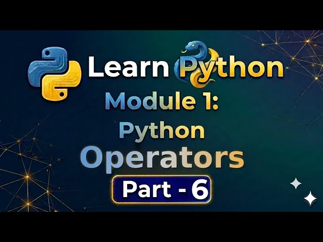 Learn Python Operators Explained – Part 6 #pythonbasics #pythontutorial #pythonoperator 