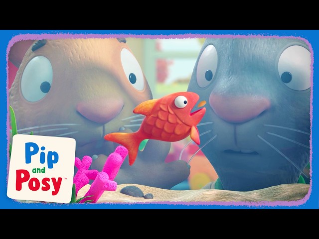 Fishy Friends! 🐟 | Pip and Posy Compilation