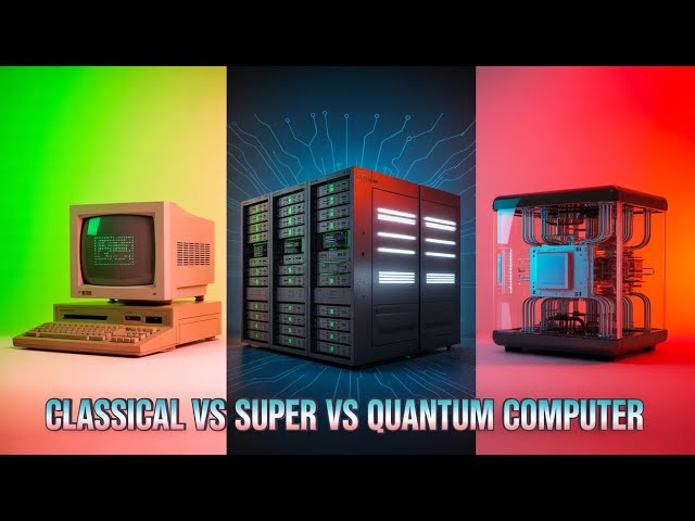 Classical vs Supercomputer vs Quantum Computer Explained l| Difference & Future of Computing