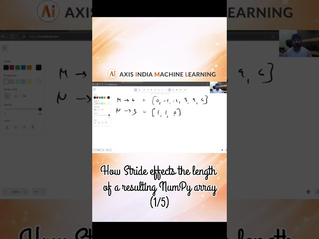 How Stride effects the length of a resulting NumPy array #datasci #numpy