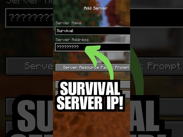 Minecraft 26.3 Survival Server IP