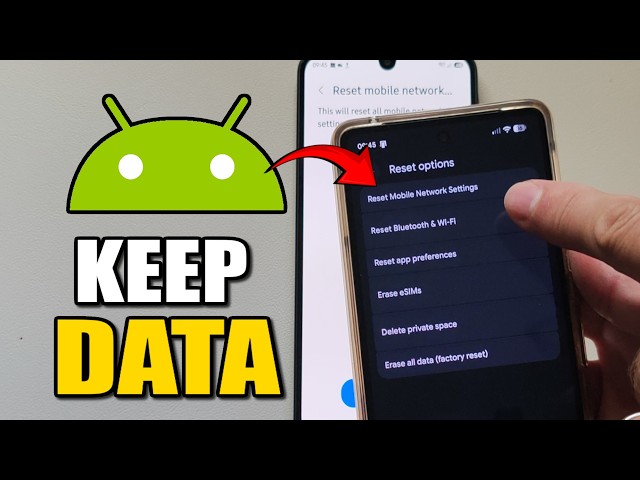 How to RESET Android Phone without Losing DATA (Easy Method)