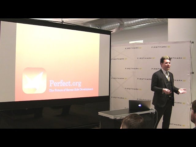 Server-Side Swift Development with Perfect.org // Sean Stephens, Perfect (FirstMark's Code Driven)